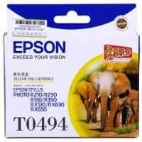 爱普生（EPSON）T0494 黄色墨盒 C13T049480（适用Photo R210/R230/310） 