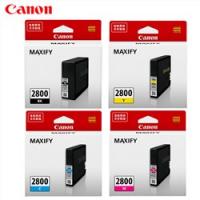 佳能（Canon） PGI-2800 适用于IB4080 MB5080 IB4180 MB5480打印机 佳能原装墨盒四色一套