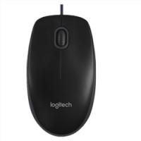 罗技（Logitech） B100 企业版鼠标 商务办公经典...