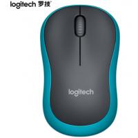 罗技（Logitech）M185  无线鼠标 黑色蓝边