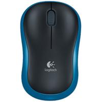 罗技（Logitech）M186  无线鼠标 黑色蓝边