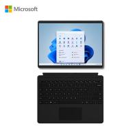 微软Surface Pro 8 二合一平板电脑 i5 8G+128G 亮铂金+典雅黑键盘盖 13英寸高刷触控屏 轻薄笔记本