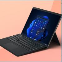 微软Surface Pro 8 i5 8G+256G 二合一平板笔记本电脑 石墨灰+典雅黑键盘盖 13英寸高刷触控屏