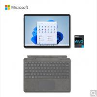 微软Surface Pro 8 i7 16G+512G 二合一平板笔记本电脑 石墨灰+亮铂金键盘盖 13英寸高刷触控屏